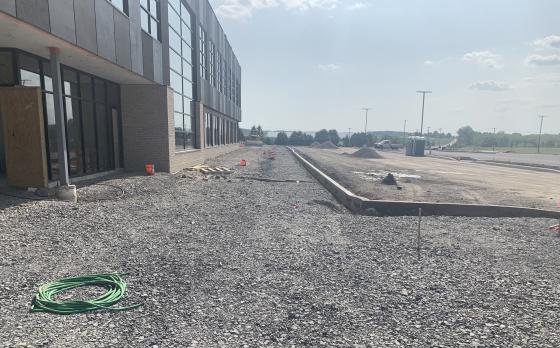 construction progress from June 2023 at the sands family ymca