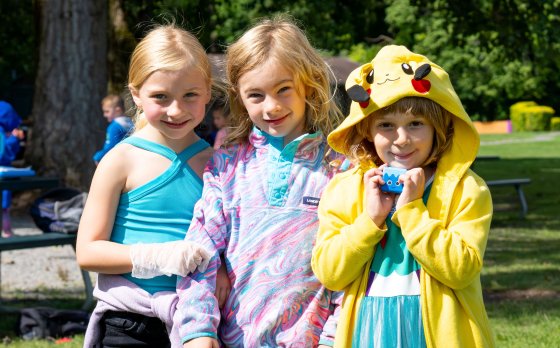 Kids playing at Camp Bay View