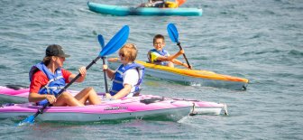 Camp Glacier Lake Water Activities