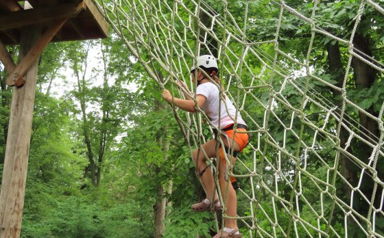 Climbing at Camp Eastside
