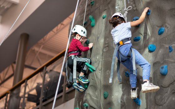 Climbing at the YMCA