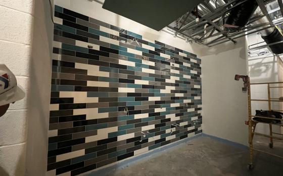 construction progress from May 2023 at the sands family ymca