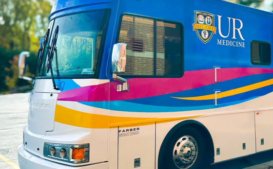 mammography van from UR Medicine