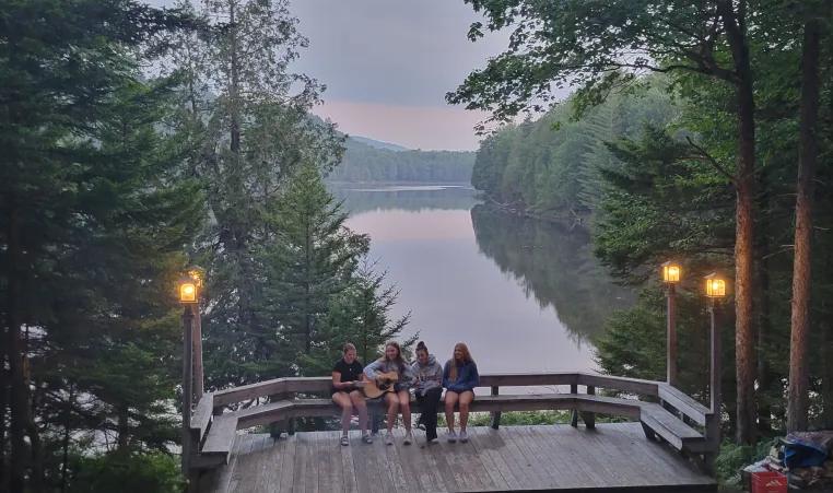 Camp Gorham View of the Lake