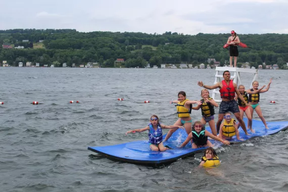 Camp Cory Waterfronts Kids Playing