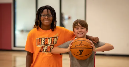 Kids Playing Basketball