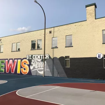 Lewis St. Neighborhood Center Mural