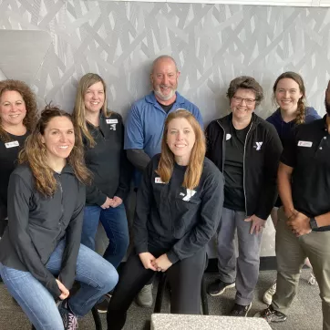 staff from westside family ymca participating in we wear black
